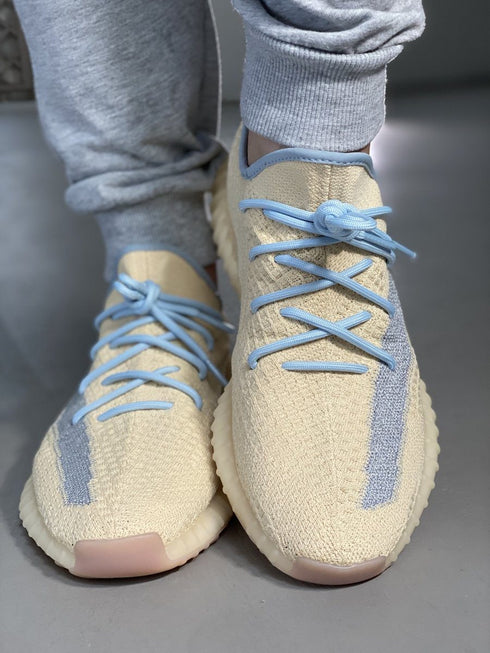 Yeezy Laces Linen Blue Rope Laces for Yeezy Boost 350 V2 Linen